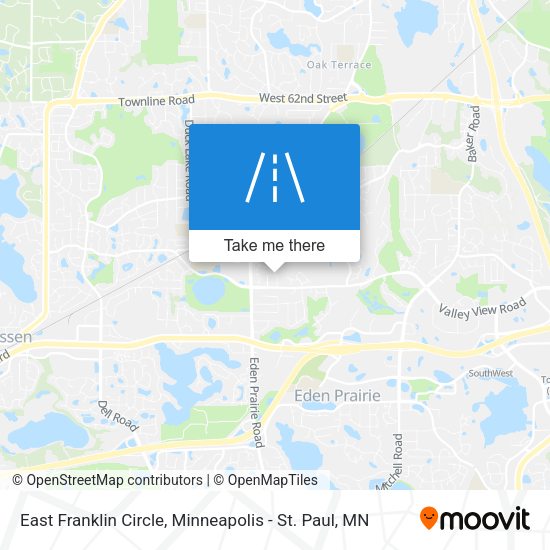 East Franklin Circle map