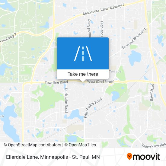 Ellerdale Lane map
