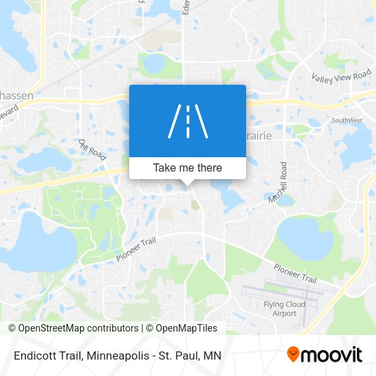 Mapa de Endicott Trail