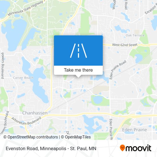 Mapa de Evenston Road