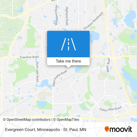 Evergreen Court map