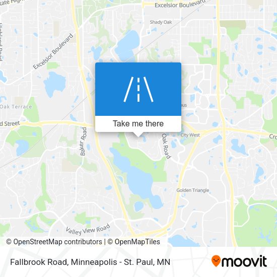 Fallbrook Road map