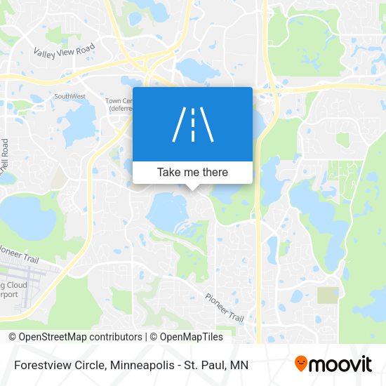 Forestview Circle map