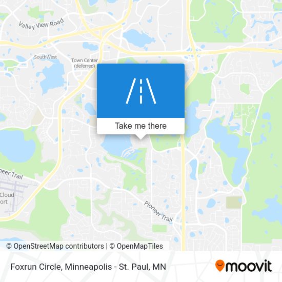 Foxrun Circle map