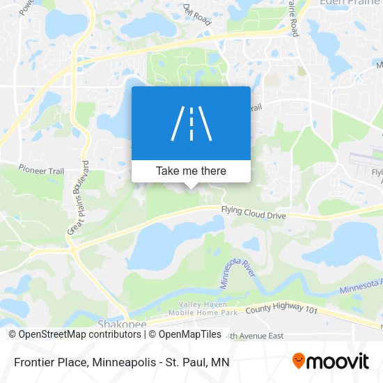 Frontier Place map