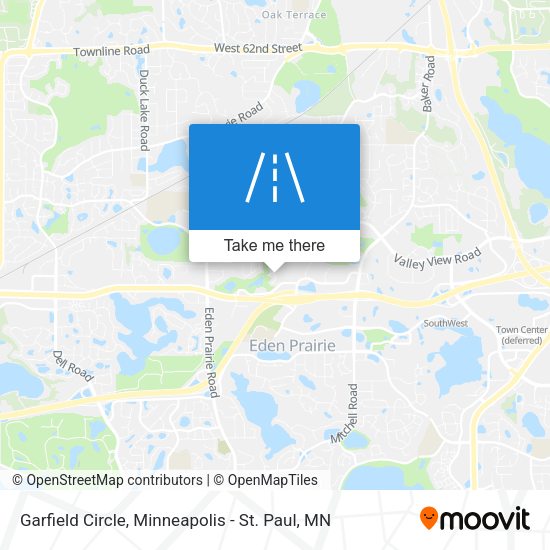 Garfield Circle map