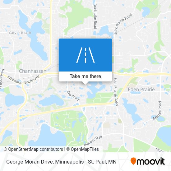 Mapa de George Moran Drive