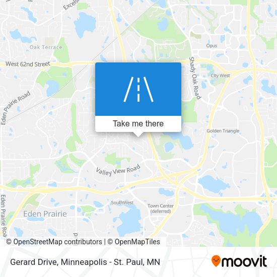 Gerard Drive map