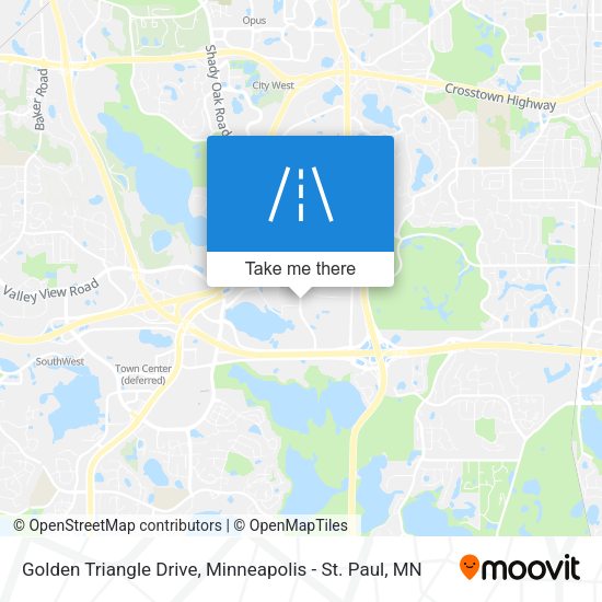 Golden Triangle Drive map