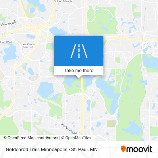 Mapa de Goldenrod Trail