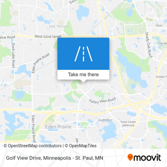 Golf View Drive map