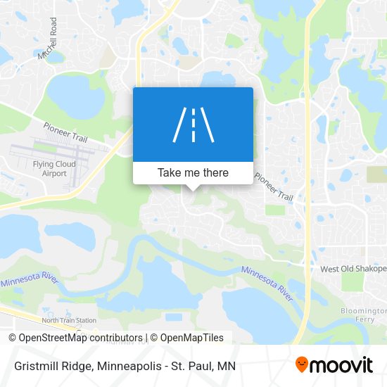 Gristmill Ridge map
