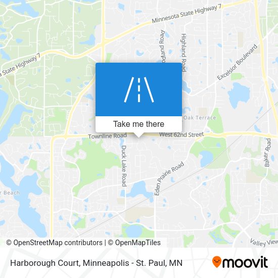 Mapa de Harborough Court