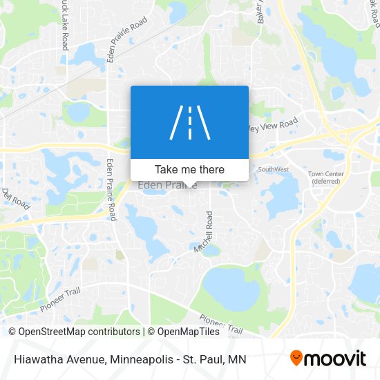 Hiawatha Avenue map