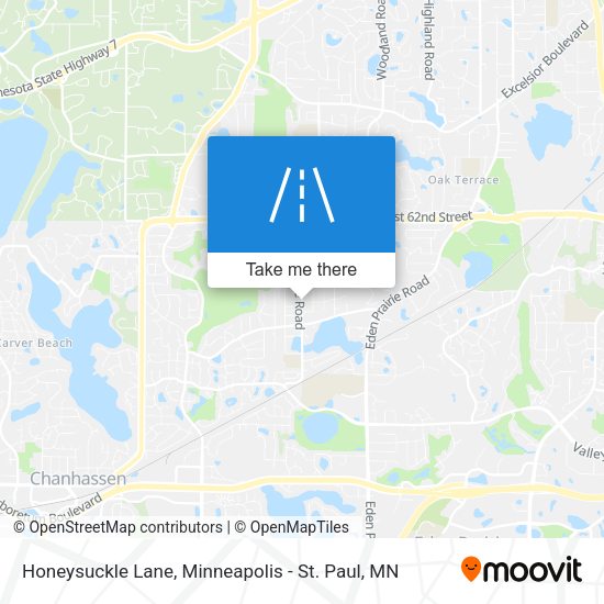 Mapa de Honeysuckle Lane