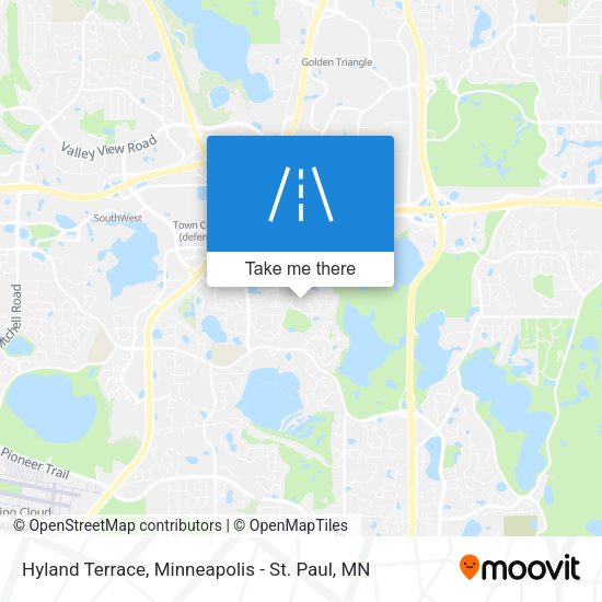 Hyland Terrace map