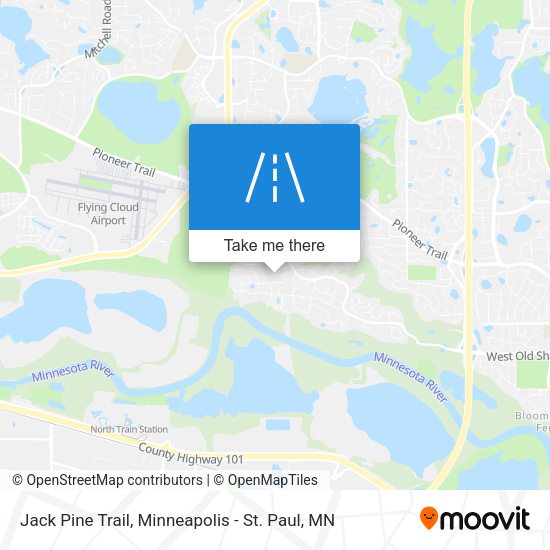 Jack Pine Trail map
