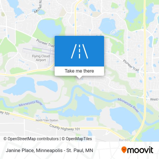 Janine Place map
