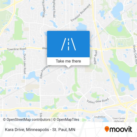 Kara Drive map