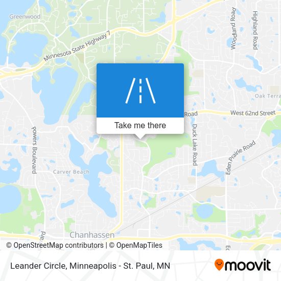 Leander Circle map