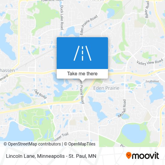 Lincoln Lane map