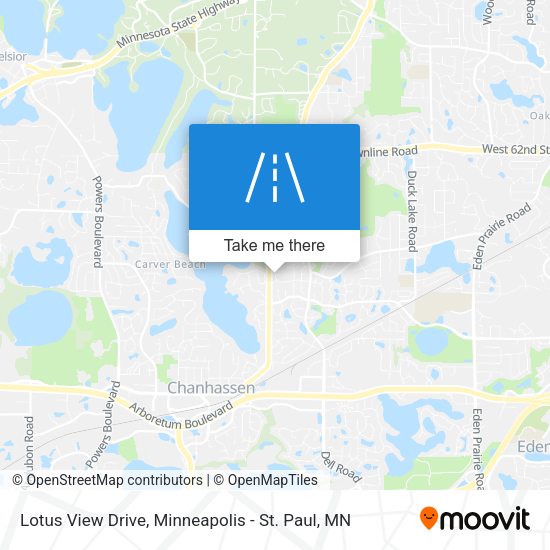 Lotus View Drive map