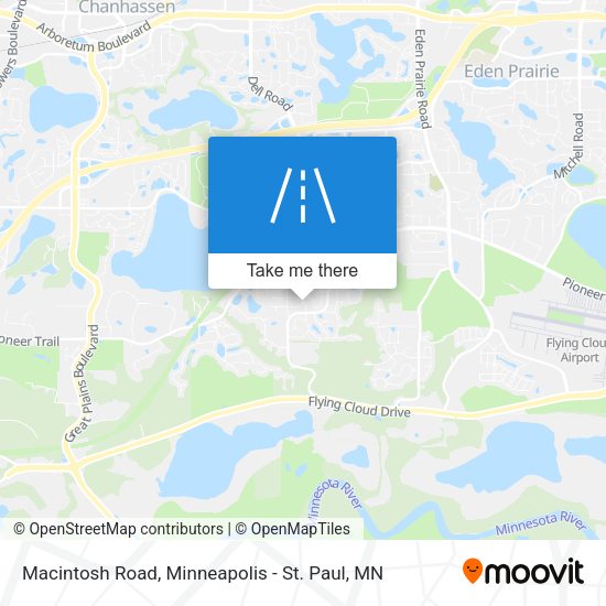 Mapa de Macintosh Road