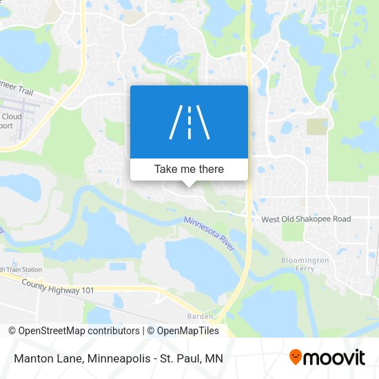 Mapa de Manton Lane