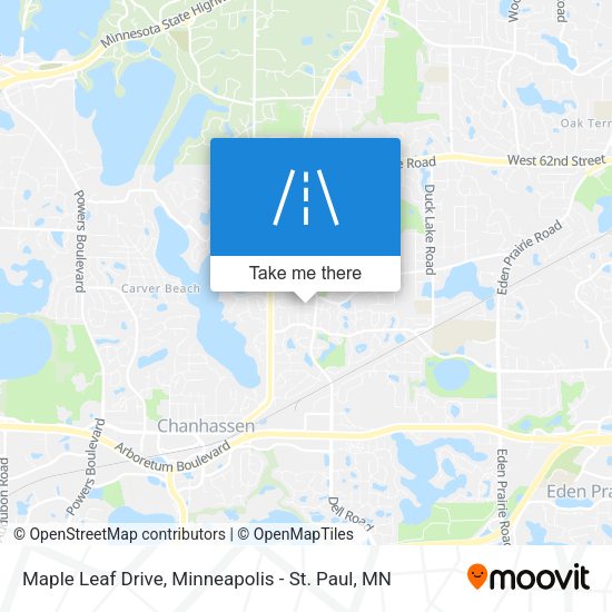 Maple Leaf Drive map