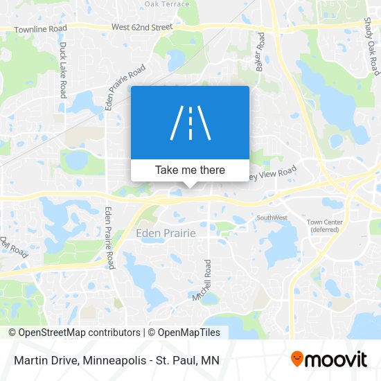 Martin Drive map