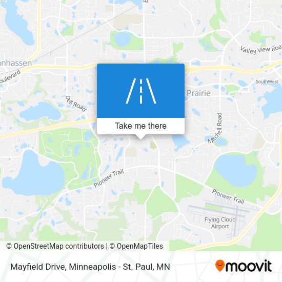 Mayfield Drive map