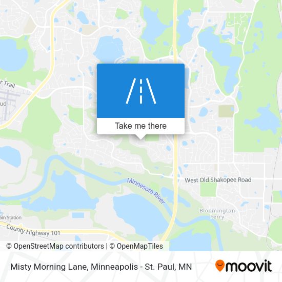 Mapa de Misty Morning Lane