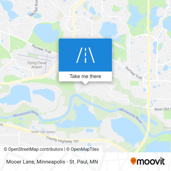 Mapa de Mooer Lane