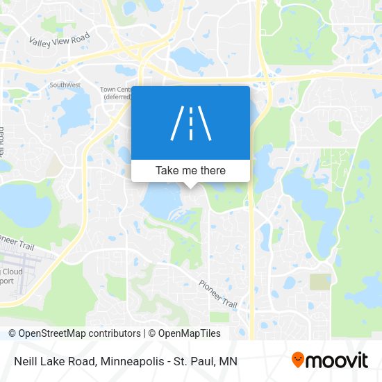 Neill Lake Road map