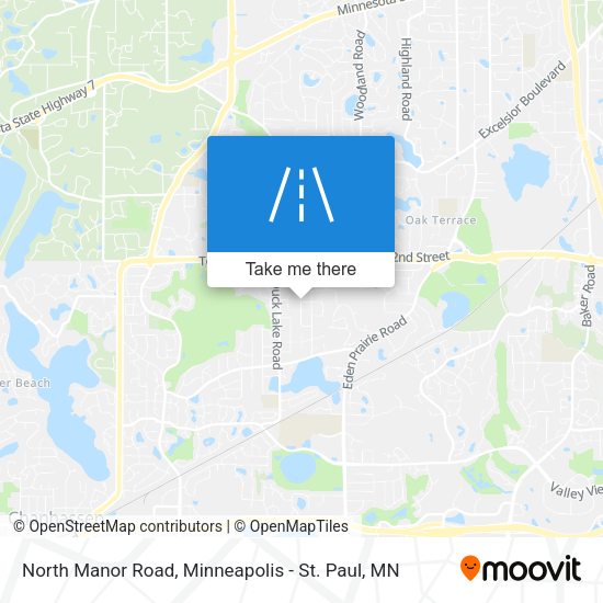 Mapa de North Manor Road