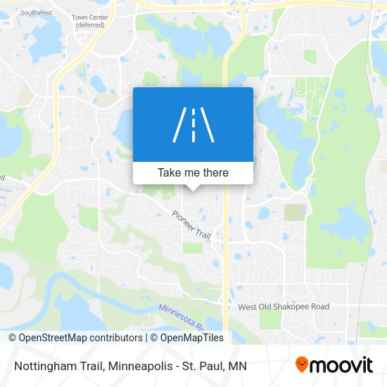 Mapa de Nottingham Trail