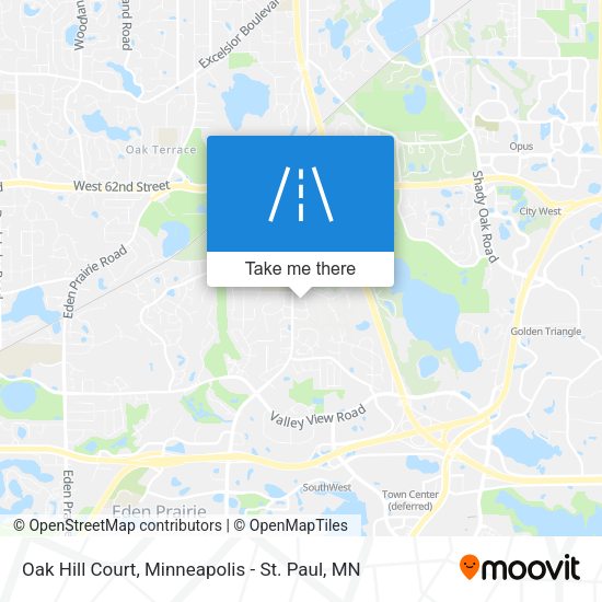 Oak Hill Court map