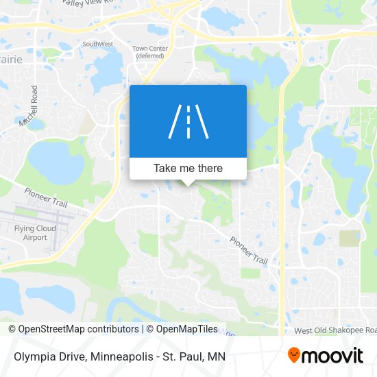 Olympia Drive map