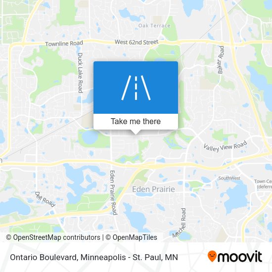 Ontario Boulevard map