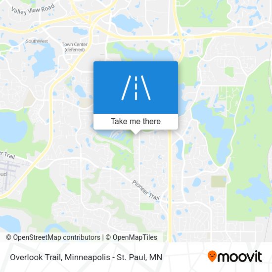 Overlook Trail map