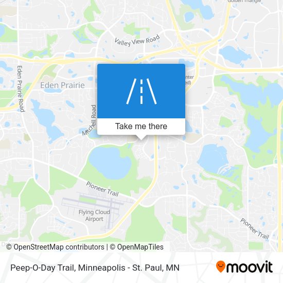 Peep-O-Day Trail map
