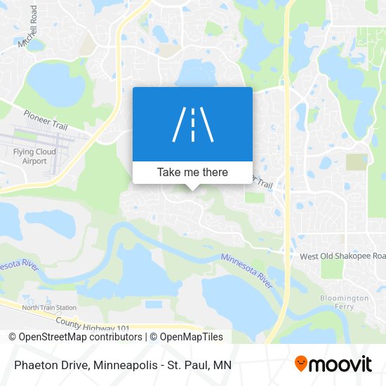 Phaeton Drive map