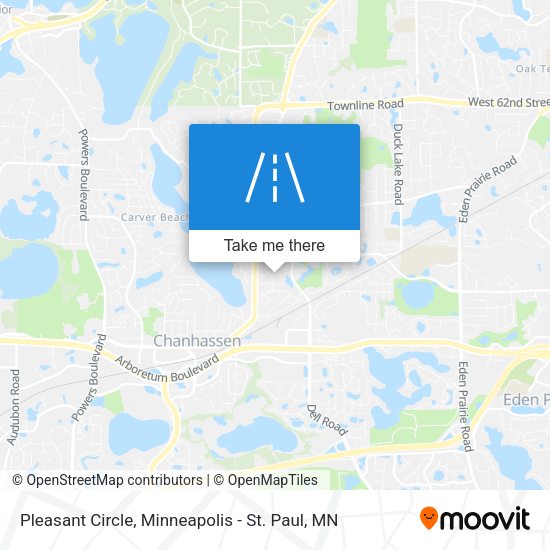 Pleasant Circle map