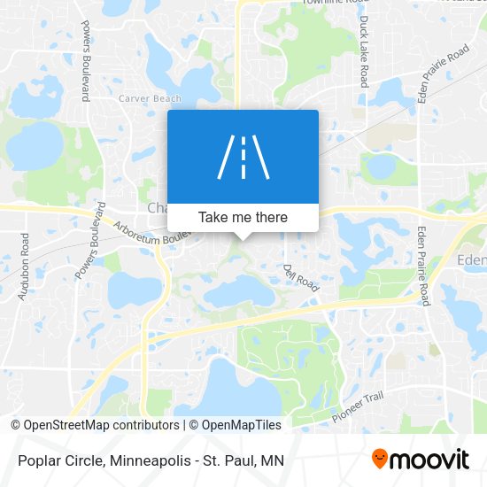 Poplar Circle map