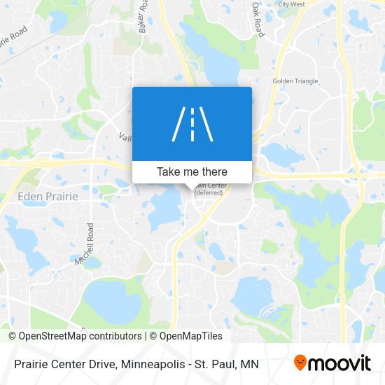 Prairie Center Drive map