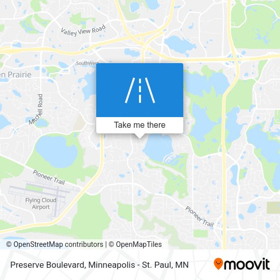 Preserve Boulevard map