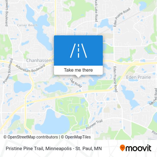 Pristine Pine Trail map