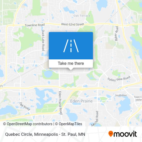 Quebec Circle map