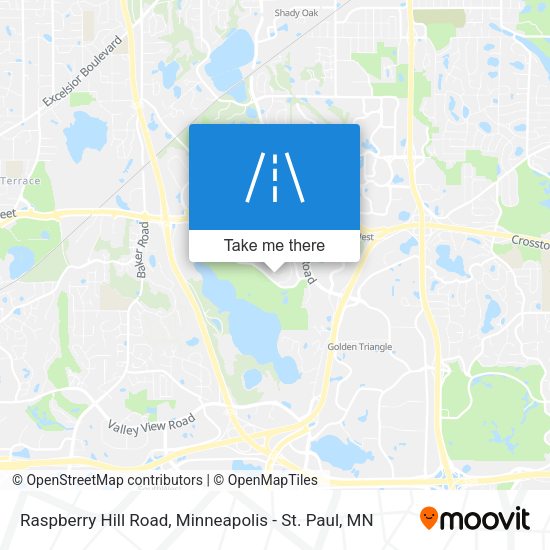Raspberry Hill Road map