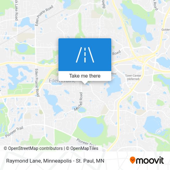 Raymond Lane map